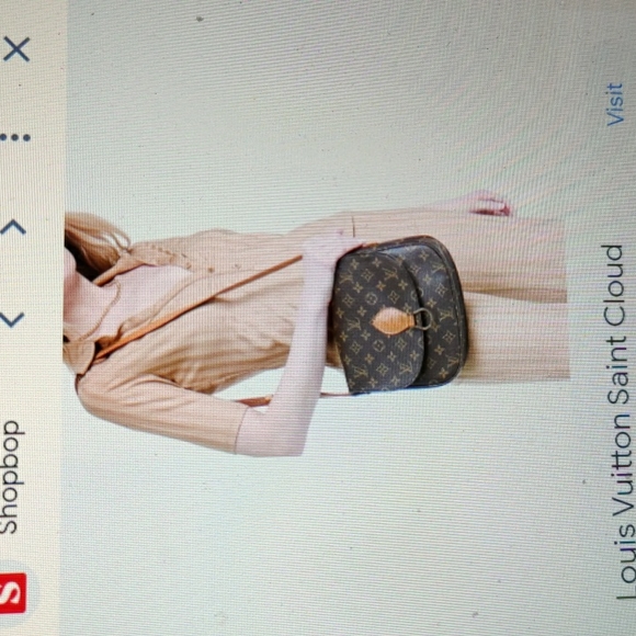 Authentic Louis Vuitton Saint ❌❌❌cloud GM shoulder bag purse mono - Picture 8 of 13